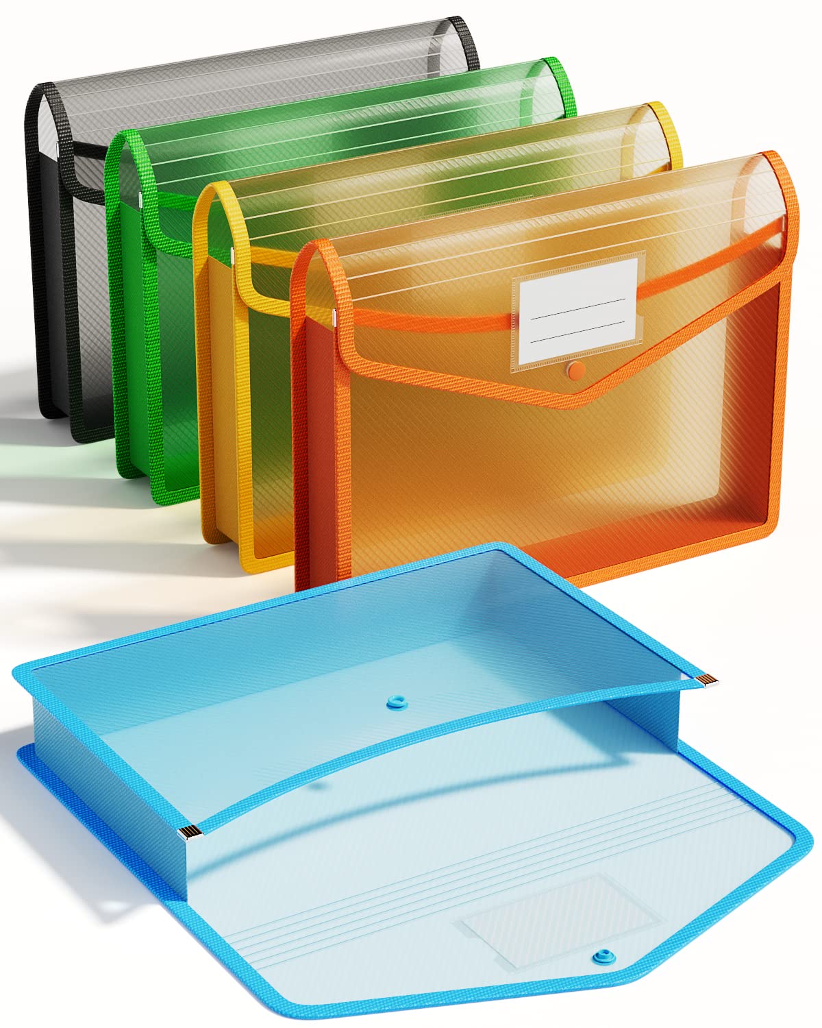 Amazon.com : ThinkTex Plastic Expanding File Folder, Transparent